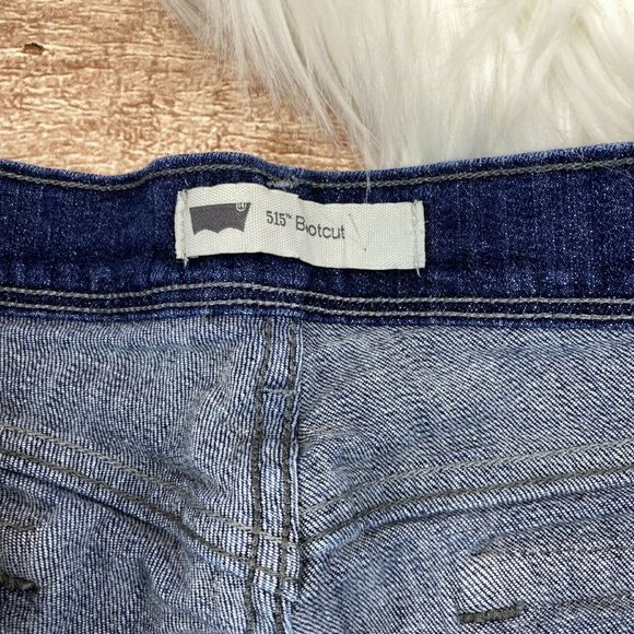 Levi's 515 Boot Cut Jeans Size 16S Short Stretch - Picture 3 of 7